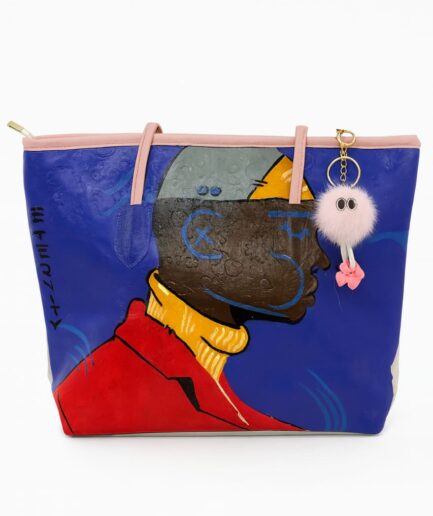 Satoru Hand-Painted Tote Bag