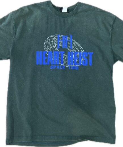 Heart Heist Spacetime T-shirt Green