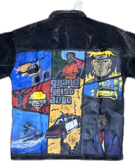 Grand Theft Auto Inspired Leather Jacket