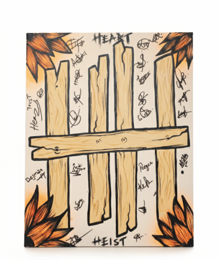 The Legacy Canvas | "HEART HEIST" First Edition Community Painting
